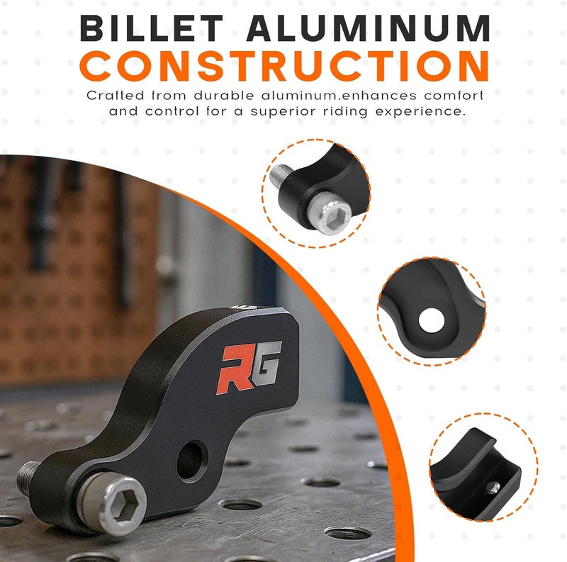 Rogierra EZ Shift Neutral Gear Assist Kit for Harley M8 Baggers and Softails，Effortless Neutral Every Time, Fits '17-Late Touring & '18-Late Softail(Black Anodized) - Image 4